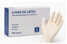 Luvas de Látex para Procedimento Não Cirúrgico